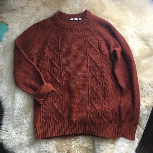 Uniqlo Sweaters - Uniqlo cable knit Boyfriend sweater top m